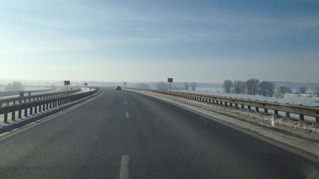М4 перед Воронежем, минус 19, 20марта
