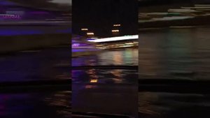 Поход на катере по ночной Москве