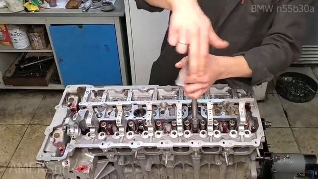 Ремонт двигателя N55B30A, BMW x5 3.0л/ Repair engine N55B30A, BMW x5 3.0L