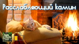 Расслабляющий камин.Звуки камина для отдыха и сна.