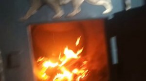 Тестирование средства от сажи Трубочист Профи  на моей печи в бане .