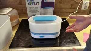 Компактный стерилизатор Philips Avent 3в1 паровой электрический SCF284/03