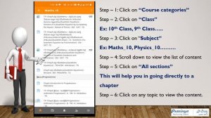 Mobile Version Courses View in Moodle App PLMS Online User Help