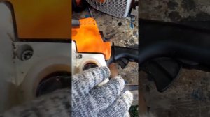 Как правильно завести бензопилу STIHL MS 180