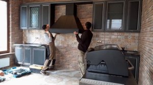 Газовый гриль. ВЫТЯЖКА.