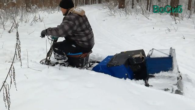 Мотобуксировщик с реверсом или без