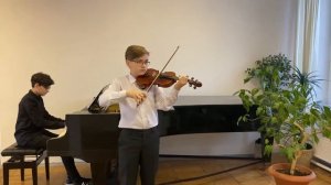 Г. Свиридов «Музыкальный момент» Савелий Дикоев (скрипка) Павел Касяник (фортепиано)