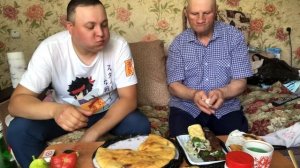 Хычыны пироги люля МУКБАНГ с Батей MUKBANG