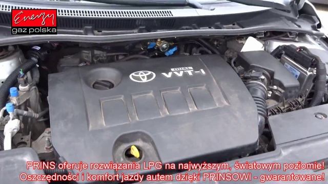 Montaż LPG Toyota Corolla z 1.6 124KM w Energy Gaz Polska na gaz Prins VSI-2.0