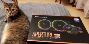 DarkFlash Aperture DW-240 СЖО распаковка , установка