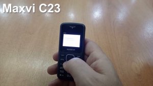 Maxvi C23 Incoming Call And Ringtones. Входящий звонок и Встроенные Мелодии Звонка и Сообщений.