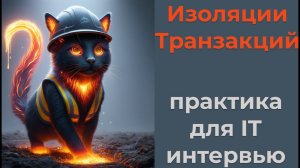 Изоляции транзакций для собеса в IT на практике в консоли (пробуем гайд с sql на примере Postgresql)