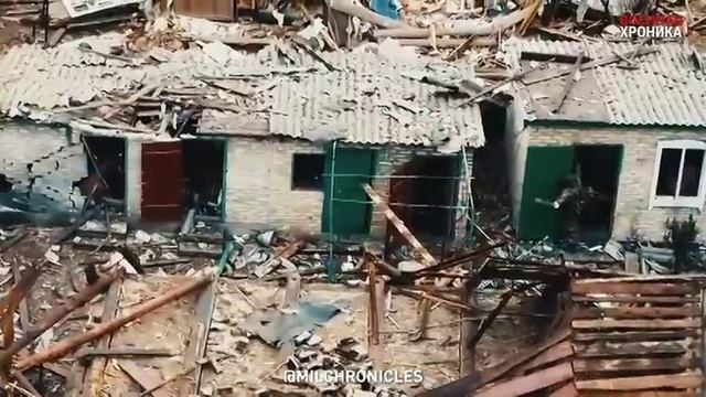 Кадры зачистки от боевиков ВСУ частного сектора города Попасная, ЛНР
