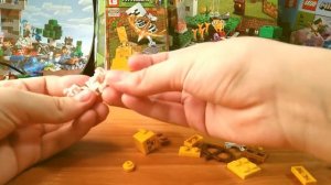 Лего майнкрафт распаковка фигурок за 90 рублей!+новость