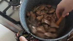 Жареная печень с картошкой