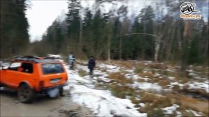 Жесткий #OFFROAD по просеке на КРУТЫХ внедорожниках по лютому бездорожью, 7 км за 8 часов. Часть #1
