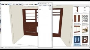 Построение проекта шкафа-купе