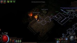 Path of Exile 3.5 starter build testing -Leveling @ 61 Merc Lab  Charged Dash HOA Necro