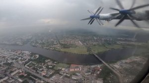 Полет Ан 22 «Антей» в Тверской области