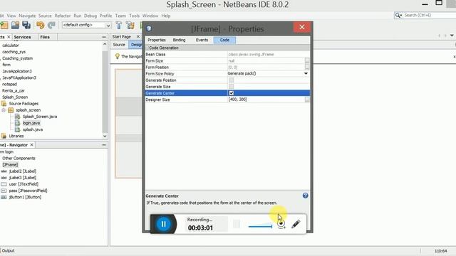 how to make a login page in java net beans смотреть онлайн