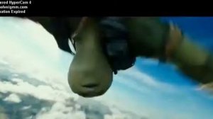 черепашки ниндзя 2 прыжок с самолета