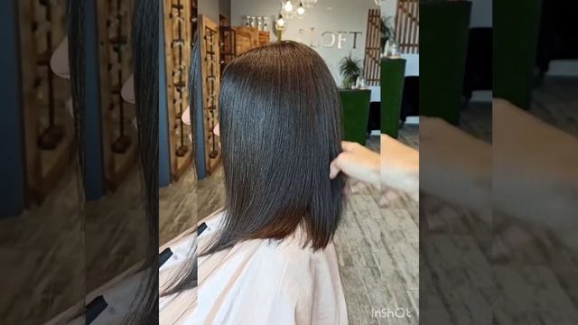 Популярная стрижка "длинный Боб" Popular long bob haircut #стрижка #стрижкабоб #haircut #haircutbob