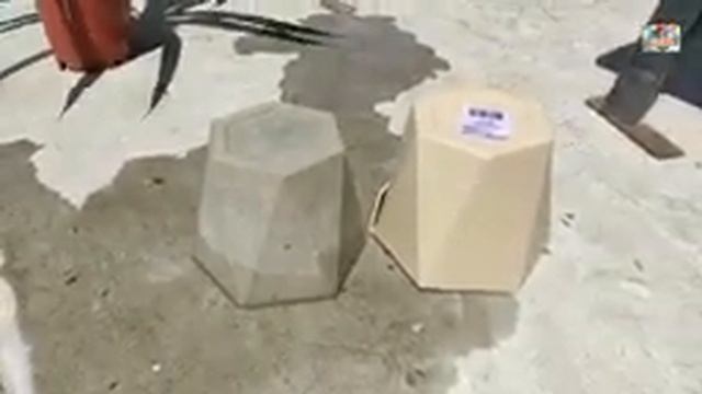 DIY Вазон из цемента своими руками Идеи из цемента Поделки из цемента Декор для дачи Кашпо #Cement смотреть онлайн