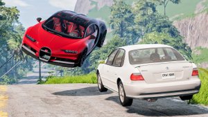 Автомобильные аварии на высокой скорости - BeamNG Drive