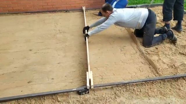 Тротуар из плитки 