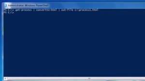 PowerShell 14 - Converting to HTML