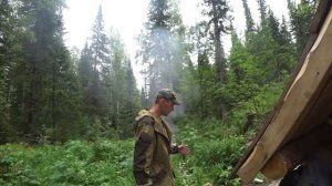 РЕМОНТ ЛЕСНОЙ ИЗБУШКИ В ГЛУБОКОЙ ТАЙГЕ. #1