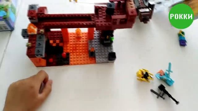 Конструктор Minecraft My World китайский аналог. Мост ЭФРИТА и БЫК. смотреть онлайн