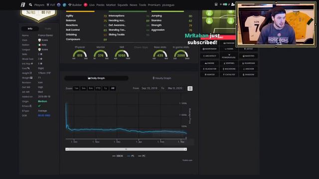 THE MARKET IS BLEEDING! REBOUND SOON?! FIFA 20 Ultimate Team смотреть онлайн
