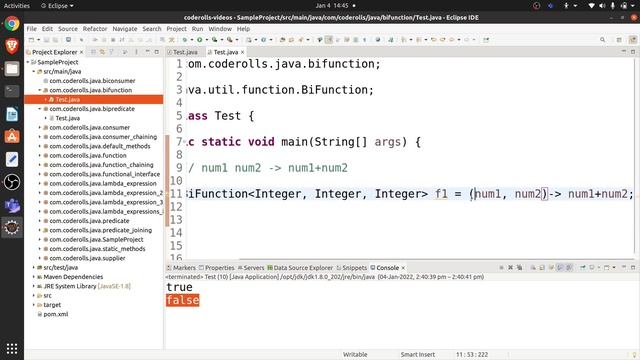 16 BiPredicate, BiFunction and BiConsumer - Two Argument Functional Interfaces in Java 8 смотреть онлайн