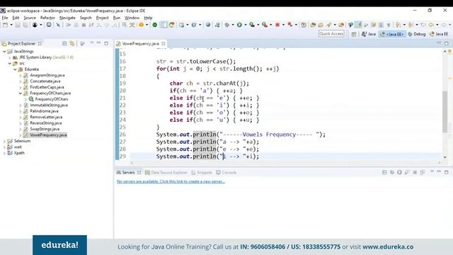 Java String Programs | Java String Examples | Java Training | Edureka | Java Rewind -4
