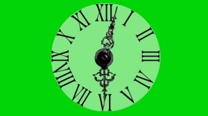 Футажи  Новый Год Часы Хромакей