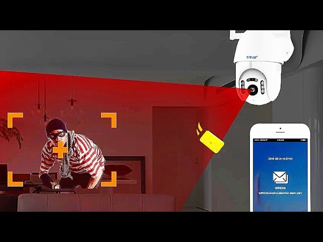 Беспроводная купольная камера видеонаблюдения Smar / Smar Wireless Dome Security Camera