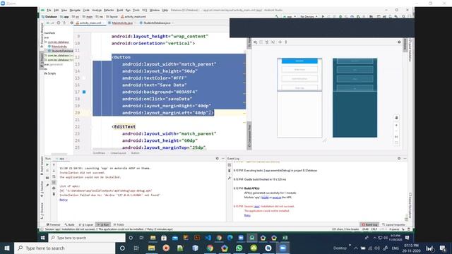Lec 14 Android SQLite Database Android Application development in Hindi/Urdu смотреть онлайн