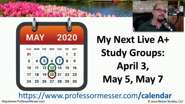 Professor Messer's 220-1001 Core 1 A+ Study Group - April 2020