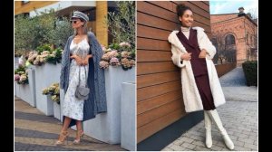 Модные луки осень-зима 2023-2024: красивые комплекты для холодных времен года