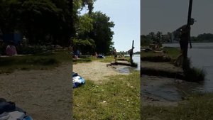 Краснодар Городской пляж Старая Кубань Где купаться Краснодаре лето 2019