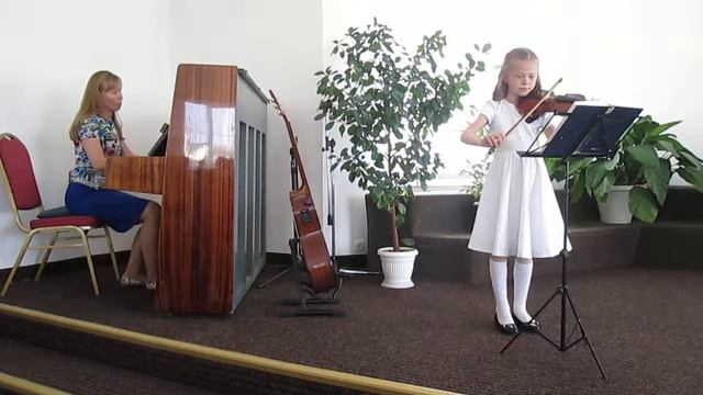 Пойте, братья, песнь хваленья   ( What a Friend)  -  Виноградова Ангелина, 7 лет. смотреть онлайн