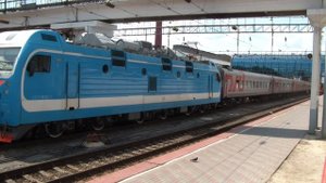 Прибытие ЭП1М-387 + объявления опаздывающих поездов