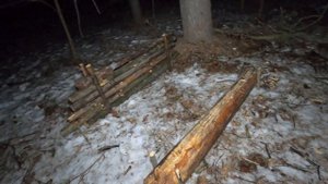 ОРГАНИЗАЦИЯ НОЧЛЕГА ВЕСНОЙ В ЛЕСУ | НОЧЕВКА В ЛЕСУ ПОД ДОЖДЕМ | ТАЕЖНЫЙ КОСТЕР | МЯСО НА ВЕРТЕЛЕ