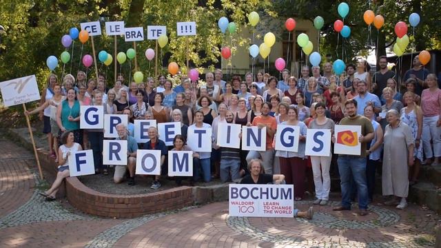 Greetings from Rudolf Steiner School Bochum (Germany) смотреть онлайн