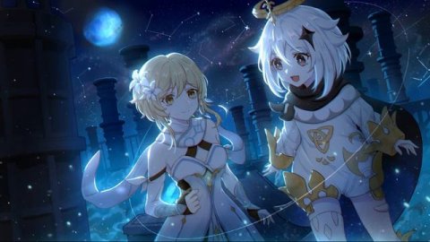 ASMR Genshin Impact 🌠 Паймон хочет кушать, накорми Паймон 🍗😙