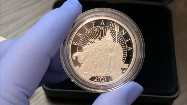 The Britannia 2021 UK One-Ounce Silver Proof Coin смотреть онлайн