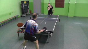 настольный теннис тренировка topspin по подставке и по плоскому мячу