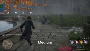Hogwarts Legacy on Nvidia GTX 1060 with Core i3-12100 on High + FSR 2.0, Medium and Low settings.