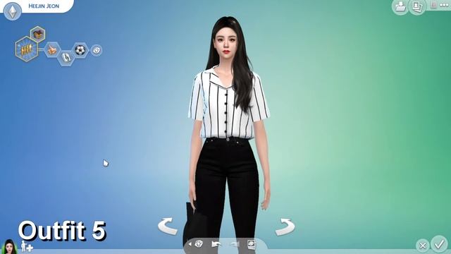 The Sims 4 LOONA Heejin 10 Outfit Lookbook (DOWNLOAD SIM+ CC List) kpop idol смотреть онлайн